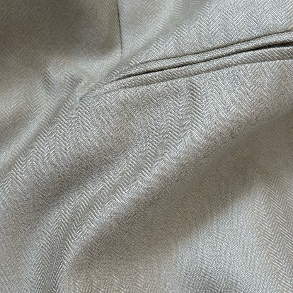 Giorgio Armani Classico Borgo 21 Line Light Cream Three-Button Men’s Suit Sz46 - Picture 7 of 12